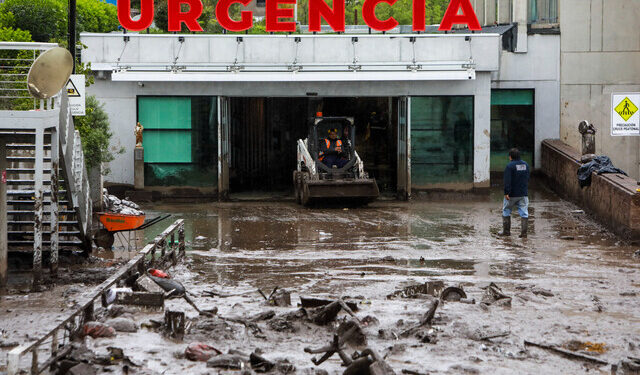 sistema frontal alerta roja