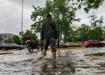 Granizo lluvia alerta roja